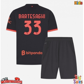 AC Milan Davide Bartesaghi #33 Replica Third Stadium Kit for Kids 2026-27 Short Sleeve (+ pants)